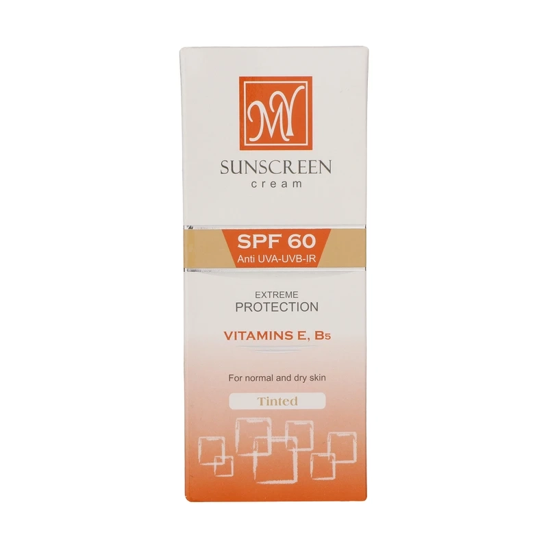 کرم ضدآفتاب رنگی مای SPF60 مدل Extreme Protection مناسب پوست‌های نرمال و خشک حجم ۵۰ میلی‌لیتر