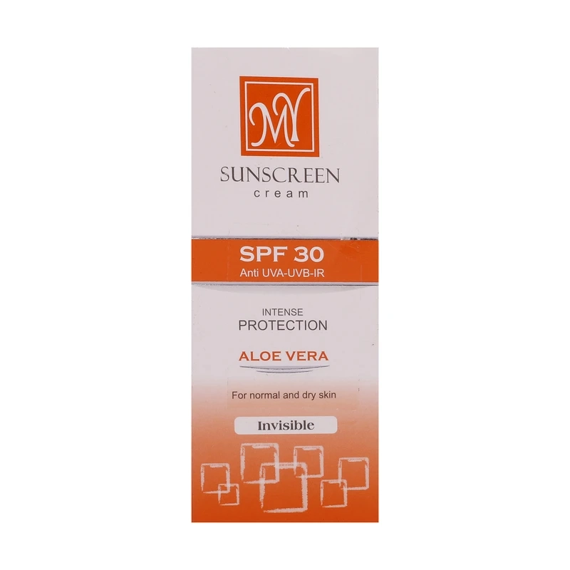 کرم ضدآفتاب بدون رنگ مای SPF30 مناسب پوست نرمال و خشک