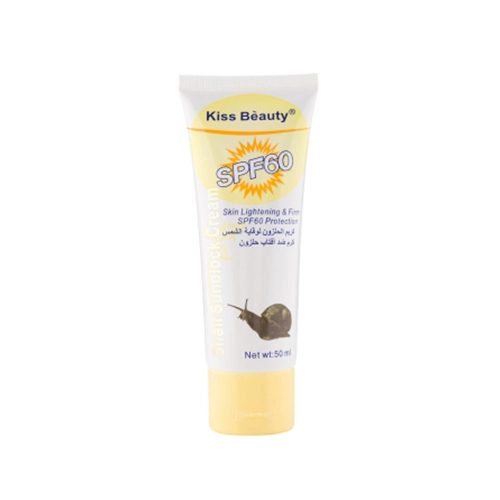 کرم ضدآفتاب کیس بیوتی حاوی عصاره حلزون با SPF60 حجم ۵۰ میلی‌لیتر