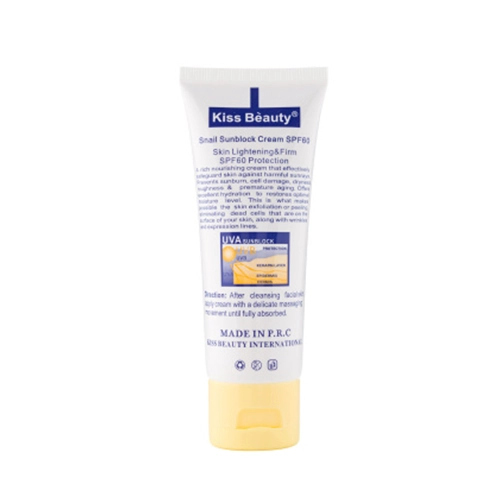 کرم ضدآفتاب کیس بیوتی حاوی عصاره حلزون با SPF60 حجم ۵۰ میلی‌لیتر