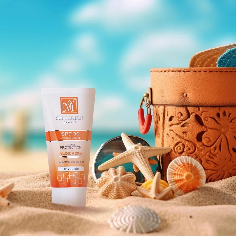 کرم ضدآفتاب بدون رنگ مای SPF30 مناسب پوست نرمال و خشک