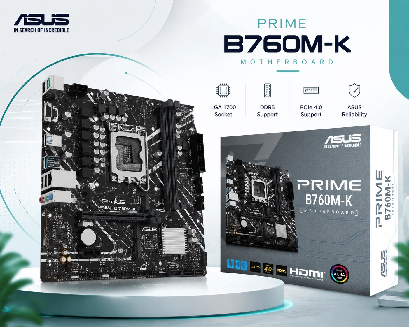 مادربرد ایسوس مدل PRIME B760M-K