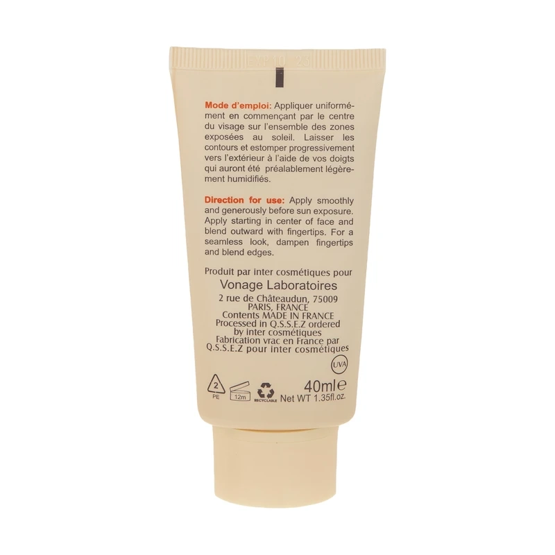 کرم ضدآفتاب رنگی الارو SPF30 سری Foundation Effect مدل Natural Beige مناسب انواع پوست حجم ۴۰ میلی‌لیتر