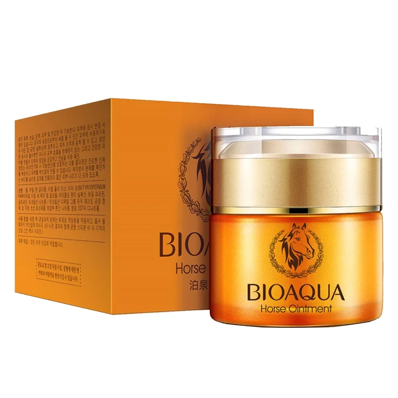 کرم روشن‌کننده، آبرسان و جوان‌ساز روغن اسب بایوآکوا (BIOAQUA) مناسب انواع پوست