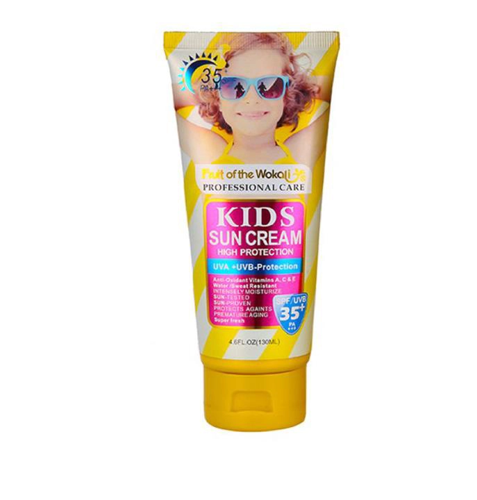 کرم ضدآفتاب کودک وکالی مدل Fruit of the Wokali Kids SPF 35 | محافظت قوی و بدون حساسیت برای پوست کودکان