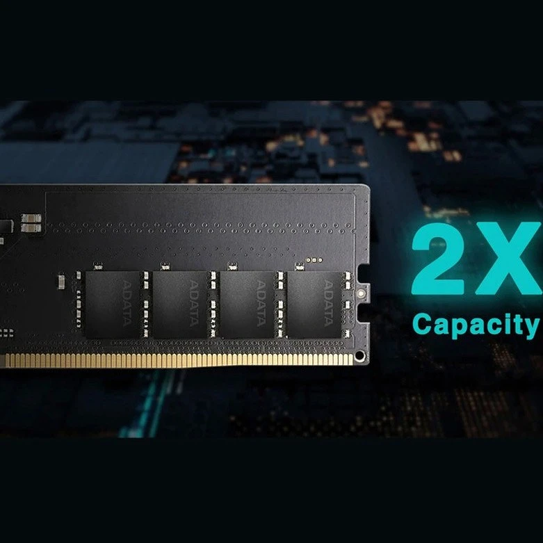 رم دسکتاپ ای دیتا مدل U-DIMM DDR5 4800 S 16G | ۱۶ گیگابایت، فرکانس ۴۸۰۰ مگاهرتز، تایمینگ CL40
