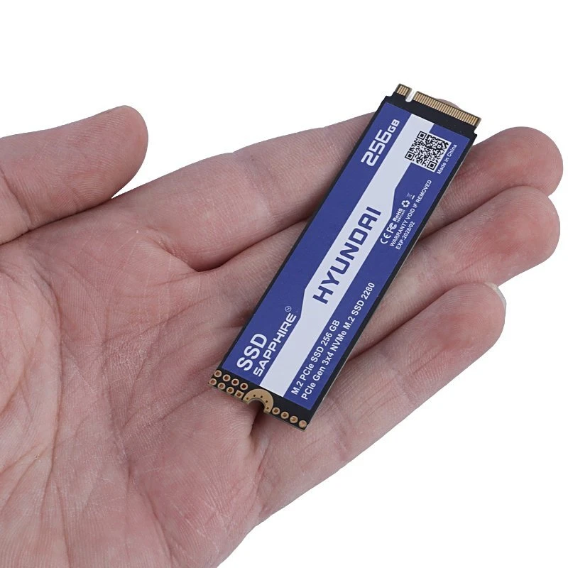 حافظه SSD هیوندای مدل Sapphire ظرفیت ۲۵۶ گیگابایت | M.2 NVMe PCIe 3.0 x4 با سرعت خواندن ۱۶۰۰ مگابایت