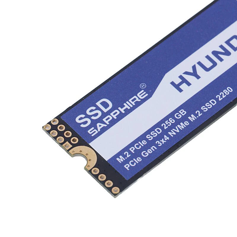 حافظه SSD هیوندای مدل Sapphire ظرفیت ۲۵۶ گیگابایت | M.2 NVMe PCIe 3.0 x4 با سرعت خواندن ۱۶۰۰ مگابایت