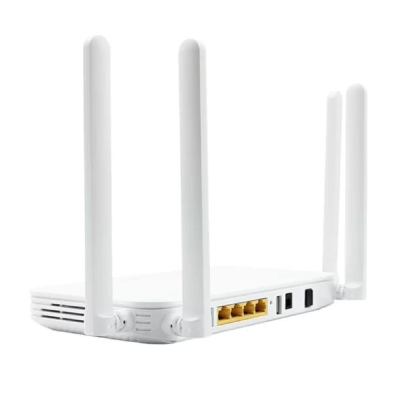مودم فیبر نوری GPON هوآوی مدل HG8245W5 | ۴ پورت گیگابیتی، ۲ پورت تلفن، Wi-Fi 5 دوبانده و ۴ آنتن خارجی
