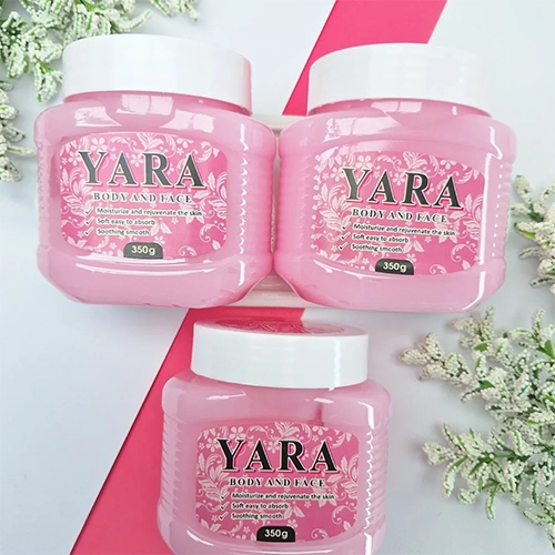 لوسیون یا کرم مرطوب‌کننده صورت و بدن یارا (YARA) وزن ۳۵۰ گرم