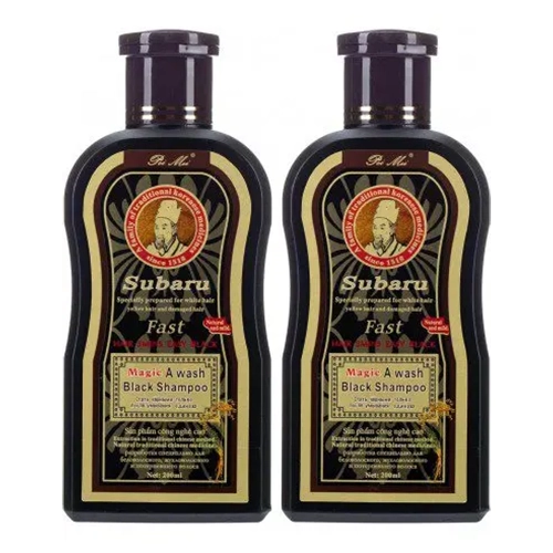 شامپو رنگ مو دوقلو سوبارو مدل Magic Black (مشکی) – حجم ۴۰۰ میلی‌لیتر