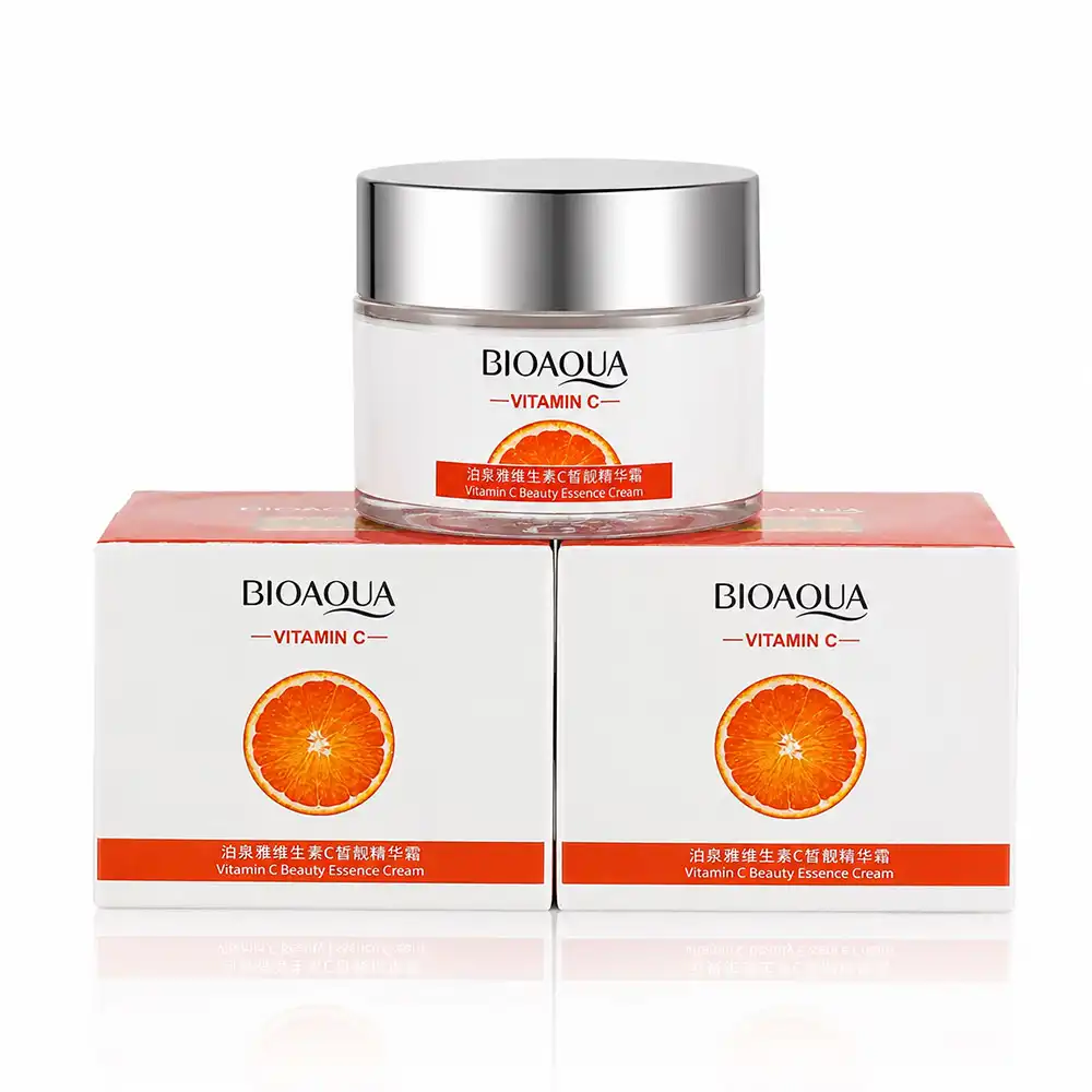کرم ویتامین سی بیوآکوا (Bioaqua) مدل کاسه ای – حجم ۵۰ گرم