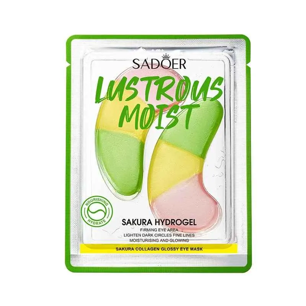 ماسک زیر چشم ورقه‌ای سفت‌کننده و روشن‌کننده شکوفه گیلاس سادور (Sadoer) – وزن ۷.۵ گرم