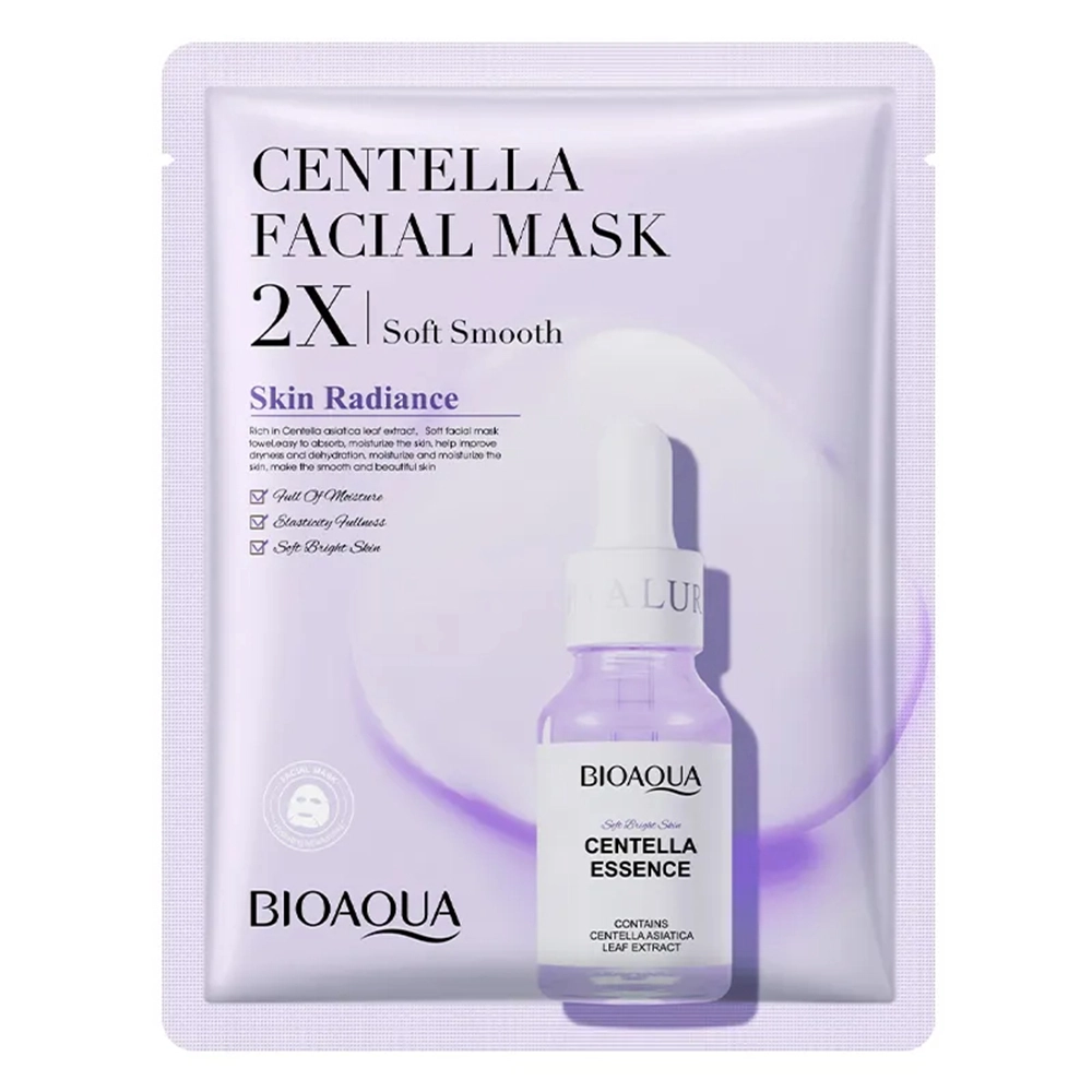 ماسک ورقه‌ای صورت بیوآکوا (Bioaqua) مدل Centella