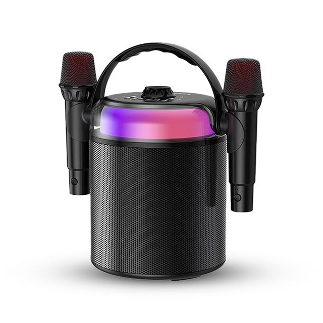 اسپیکر بلوتوثی مازارس مدل S-303 | ۲۰ وات، دو میکروفون بی‌سیم و نورپردازی RGB