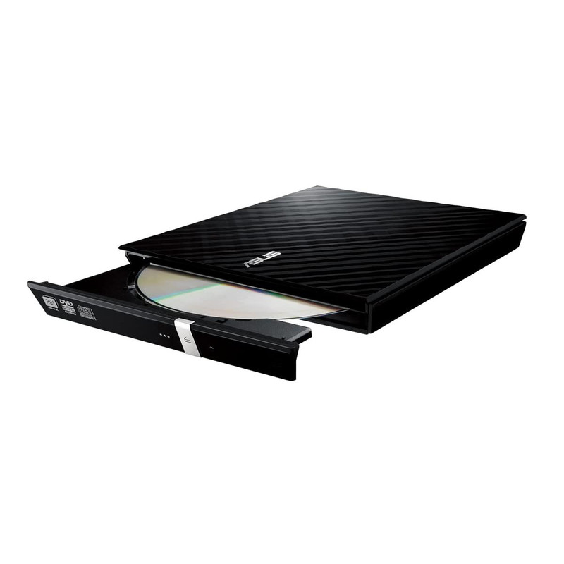درایو DVD اکسترنال ایسوس مدل SDRW-08D2S-U Lite | رایتر و ریدر نوری فوق‌باریک با تغذیه USB