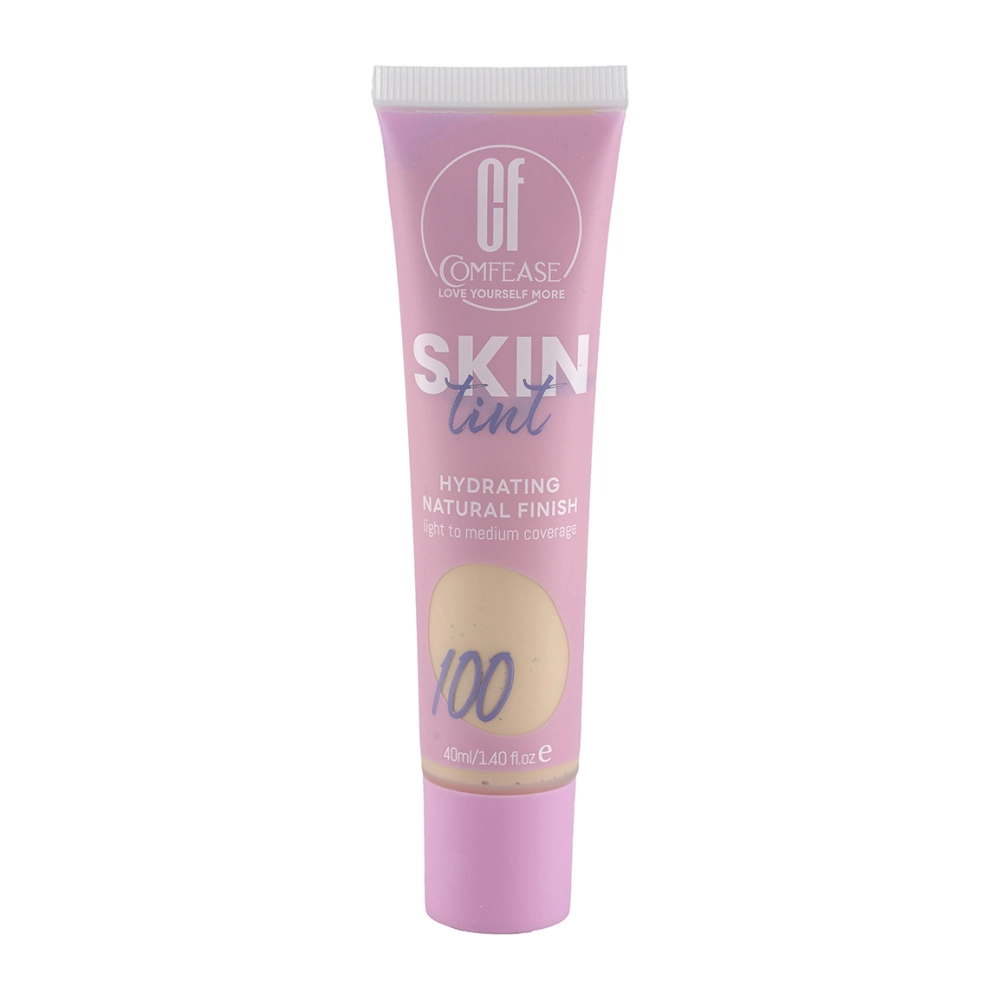 کرم پودر کامفیز مدل Skin Tint حجم ۴۰ میلی‌لیتر | پوشش‌دهی بالا، جلوه مات و حاوی هیالورونیک اسید