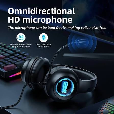 هدست گیمینگ اونیکوما مدل X36 | درایور ۴۰ میلی‌متری، میکروفون حذف نویز و نورپردازی RGB