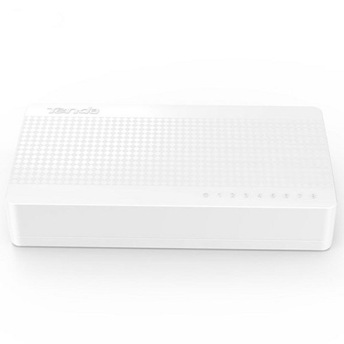 سوئیچ ۸ پورت تندا مدل S108 | غیرمدیریتی، ظرفیت سوئیچینگ ۱.۶ گیگابیت بر ثانیه و جدول MAC 2K