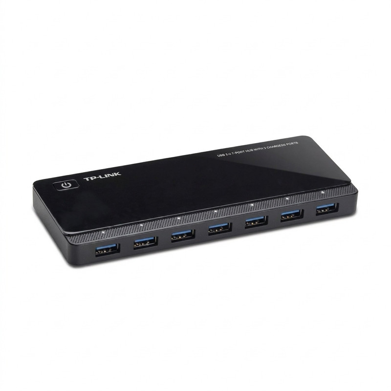 هاب ۷ پورت USB 3.0 تی پی-لینک مدل UH720 | دارای ۷ پورت داده و ۲ پورت شارژ هوشمند ۲.۴ آمپر