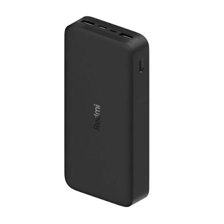 پاوربانک ۱۸ وات شیائومی مدل Redmi PB200LZM ظرفیت ۲۰۰۰۰ میلی‌آمپرساعت | دو پورت خروجی USB-A و شارژ همزمان